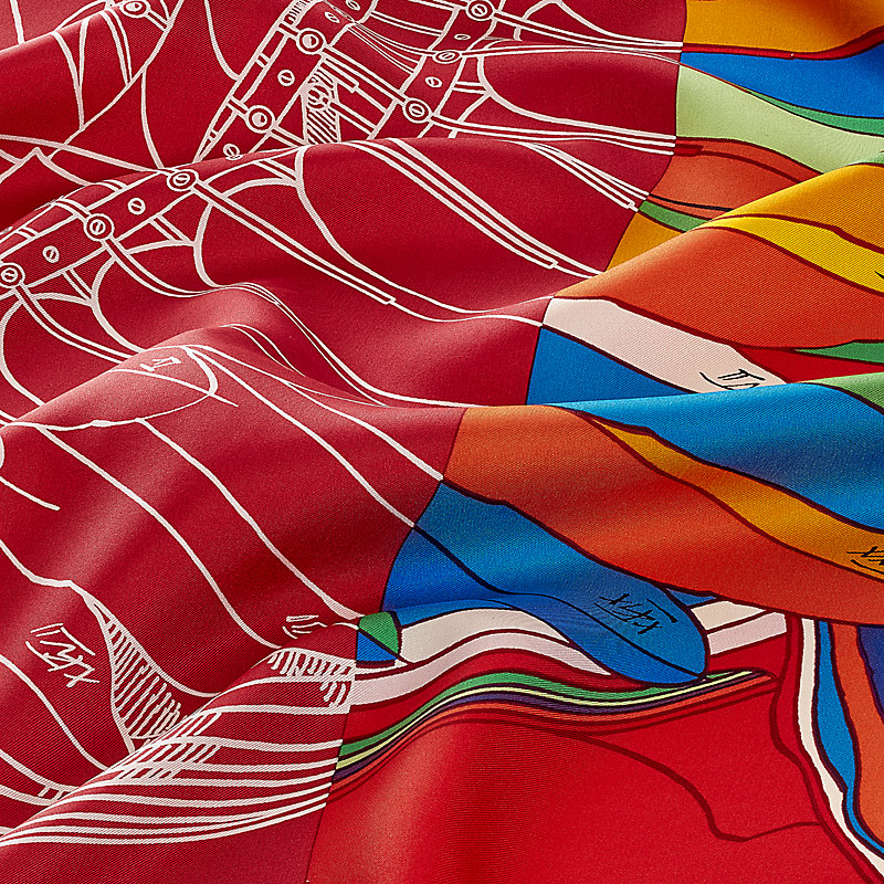 Le Pegase d'Hermes Cut wash scarf 140 | Hermès Netherlands